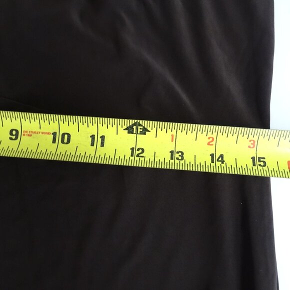 Boohoo Brown Bodycon Sheath Dress Women Size 12 Sleeveless Keyhole Partywear NEW - Picture 9 of 10